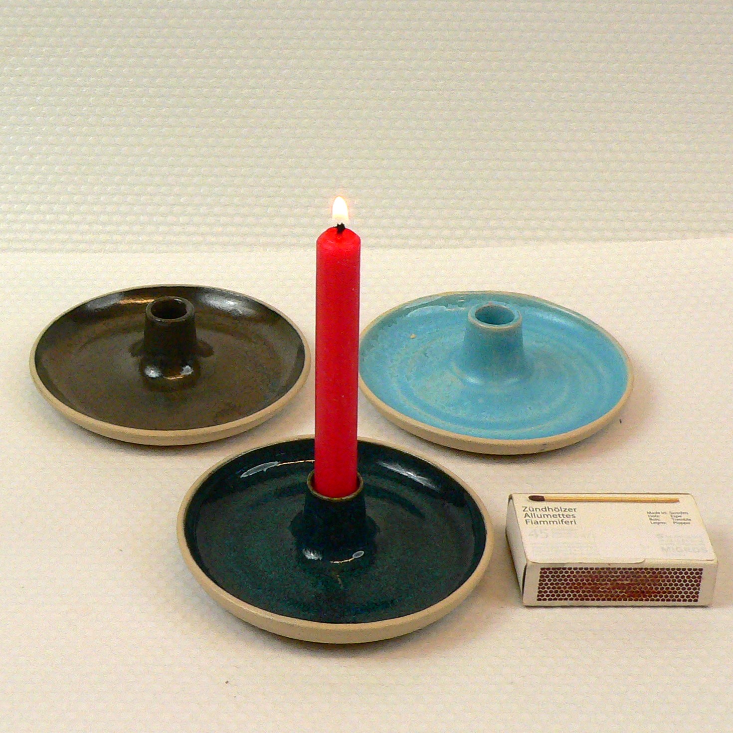 Bougeoir (petite bougie,bougie de sapin)