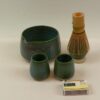 Ensemble Matcha: Bol, support à fouet, 2 tasses 0.6 dl
